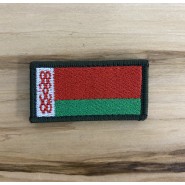 Шеврон флаг РБ на липучке 60/30